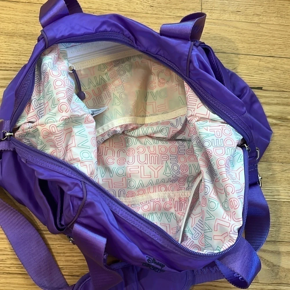 Ivivva by Lululemon Shake It Up Tote Bag limited edition Disney purple
